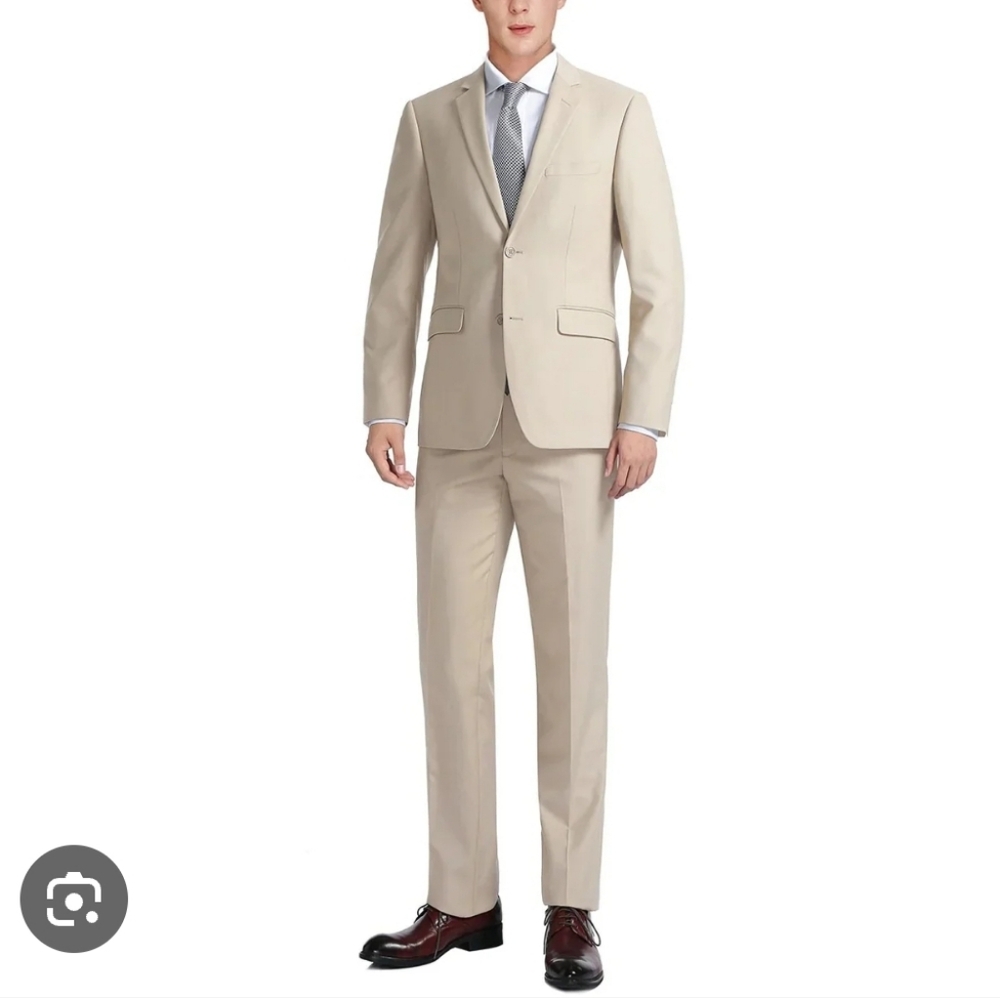 Renoir Men's Tan Suit